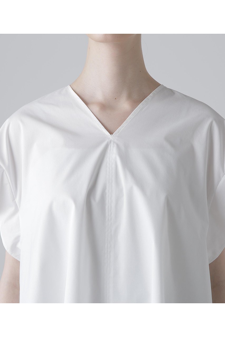 【アドーア/ADORE】のタンブラーローンブラウス 人気、トレンドファッション・服の通販 founy(ファニー) 　ファッション　Fashion　レディースファッション　Fashion for Women　トップス・カットソー　Cut & Sew Tops　シャツ・ブラウス・オフィスカジュアル　Elegant Blouses & Button-Ups　ギャザー　Gathered, Ruffled　コンパクト　Compact, Small Size　ショート　Short, Short Length　スリーブ　Sleeve, Long Sleeve / Short Sleeve　デニム　Denim, Jeans Material　ビンテージ　Vintage, Retro Style　フレア　Flare, Flared　ブロード　Broadcloth, Fine Cotton　リボン　Ribbon, Bow　other-6|ID: prp329100004571591 ipo3291000000032814261