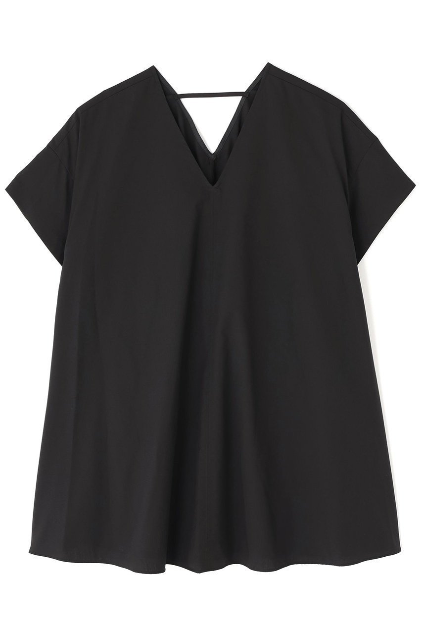 【アドーア/ADORE】のタンブラーローンブラウス インテリア・キッズ・メンズ・レディースファッション・服の通販 founy(ファニー) 　ファッション　Fashion　レディースファッション　Fashion for Women　トップス・カットソー　Cut & Sew Tops　シャツ・ブラウス・オフィスカジュアル　Elegant Blouses & Button-Ups　ギャザー　Gathered, Ruffled　コンパクト　Compact, Small Size　ショート　Short, Short Length　スリーブ　Sleeve, Long Sleeve / Short Sleeve　デニム　Denim, Jeans Material　ビンテージ　Vintage, Retro Style　フレア　Flare, Flared　ブロード　Broadcloth, Fine Cotton　リボン　Ribbon, Bow　ブラック|ID: prp329100004571591 ipo3291000000033001893
