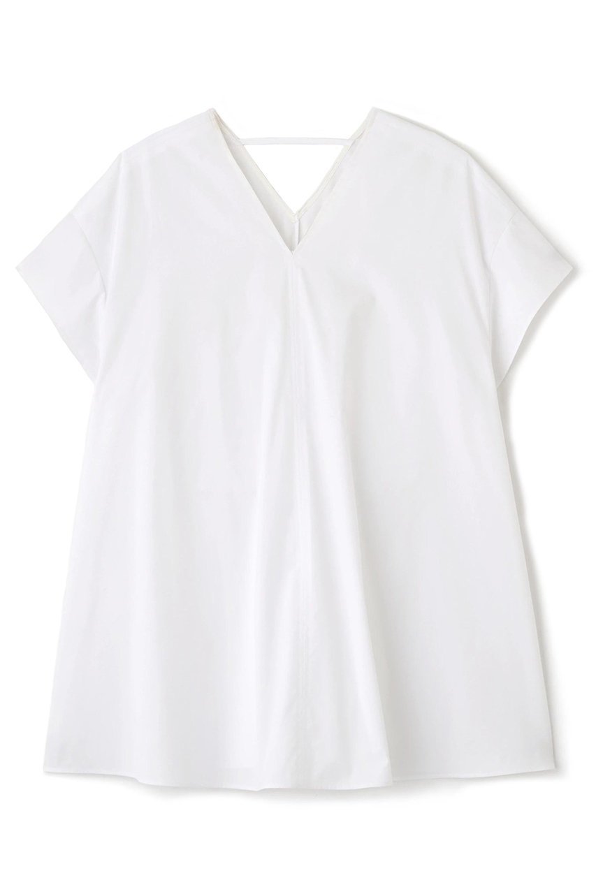 【アドーア/ADORE】のタンブラーローンブラウス インテリア・キッズ・メンズ・レディースファッション・服の通販 founy(ファニー) 　ファッション　Fashion　レディースファッション　Fashion for Women　トップス・カットソー　Cut & Sew Tops　シャツ・ブラウス・オフィスカジュアル　Elegant Blouses & Button-Ups　ギャザー　Gathered, Ruffled　コンパクト　Compact, Small Size　ショート　Short, Short Length　スリーブ　Sleeve, Long Sleeve / Short Sleeve　デニム　Denim, Jeans Material　ビンテージ　Vintage, Retro Style　フレア　Flare, Flared　ブロード　Broadcloth, Fine Cotton　リボン　Ribbon, Bow　再入荷　Restock / Back in Stock　ホワイト|ID: prp329100004571591 ipo3291000000034990585