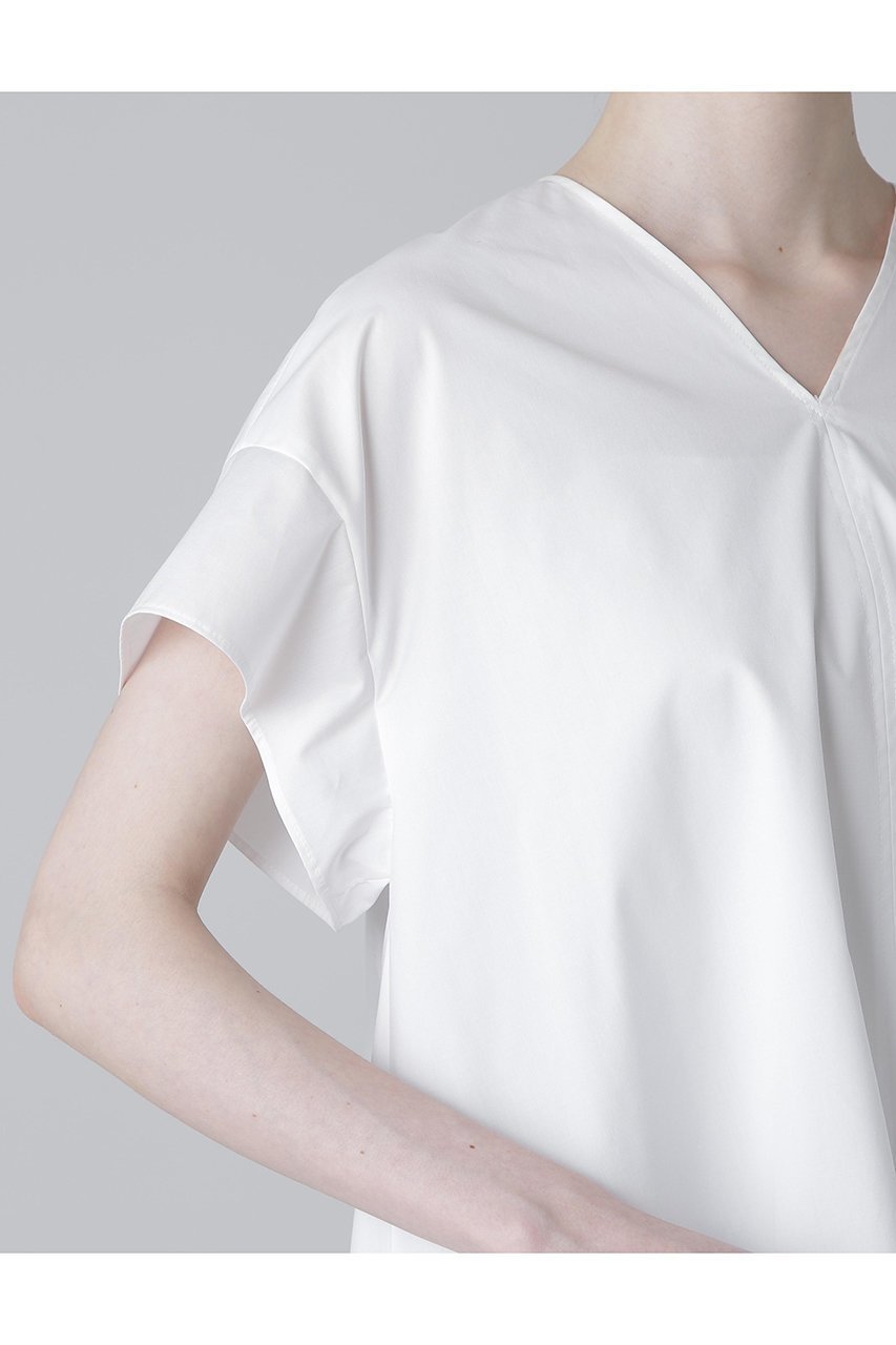 【アドーア/ADORE】のタンブラーローンブラウス 人気、トレンドファッション・服の通販 founy(ファニー) 　ファッション　Fashion　レディースファッション　Fashion for Women　トップス・カットソー　Cut & Sew Tops　シャツ・ブラウス・オフィスカジュアル　Elegant Blouses & Button-Ups　ギャザー　Gathered, Ruffled　コンパクト　Compact, Small Size　ショート　Short, Short Length　スリーブ　Sleeve, Long Sleeve / Short Sleeve　デニム　Denim, Jeans Material　ビンテージ　Vintage, Retro Style　フレア　Flare, Flared　ブロード　Broadcloth, Fine Cotton　リボン　Ribbon, Bow　再入荷　Restock / Back in Stock　other-7|ID: prp329100004571591 ipo3291000000035718144