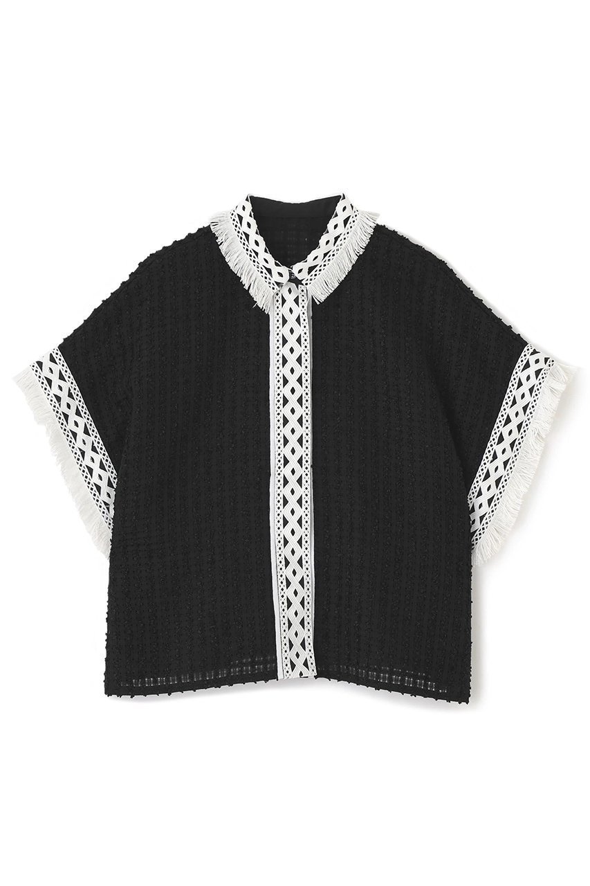 【アドーア/ADORE】のレーシーメッシュブラウス 人気、トレンドファッション・服の通販 founy(ファニー) 　ファッション　Fashion　レディースファッション　WOMEN　トップス・カットソー　Tops/Tshirt　シャツ/ブラウス　Shirts/Blouses　カフス　Cuffs　ショート　Short　スリーブ　Sleeve　チェック　Check　ツイード　Tweed　メッシュ　Mesh　レース　Race　エレガント 上品　Elegant　NEW・新作・新着・新入荷　New Arrivals　 other-1|ID: prp329100004571593 ipo3291000000032347837