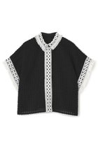 【アドーア/ADORE】のレーシーメッシュブラウス ブラック|ID:prp329100004571593