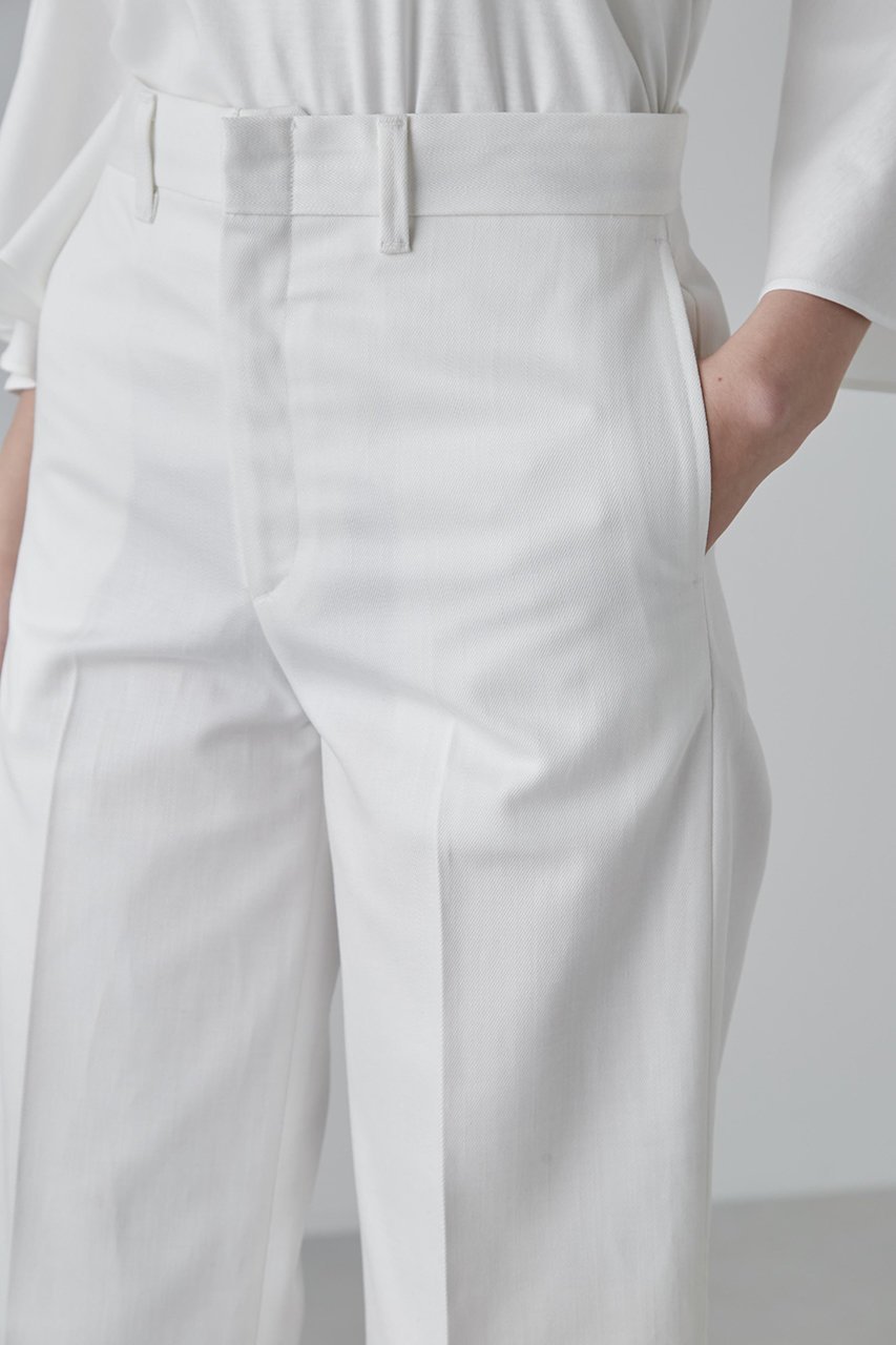 【アドーア/ADORE】のSERGE de bleu x ADORE クラシックトラウザーズ セミフレア 人気、トレンドファッション・服の通販 founy(ファニー) 　ファッション　Fashion　レディースファッション　Fashion for Women　パンツ　Pants & Trousers　エレガント 上品　Elegant　カットソー　Cut and Sewn Top　スタンダード　Standard, Basic　デニム　Denim, Jeans Material　ドレス　Dress, One-Piece　フレア　Flare, Flared　別注　Limited Edition, Custom Order　other-6|ID: prp329100004571595 ipo3291000000035505867