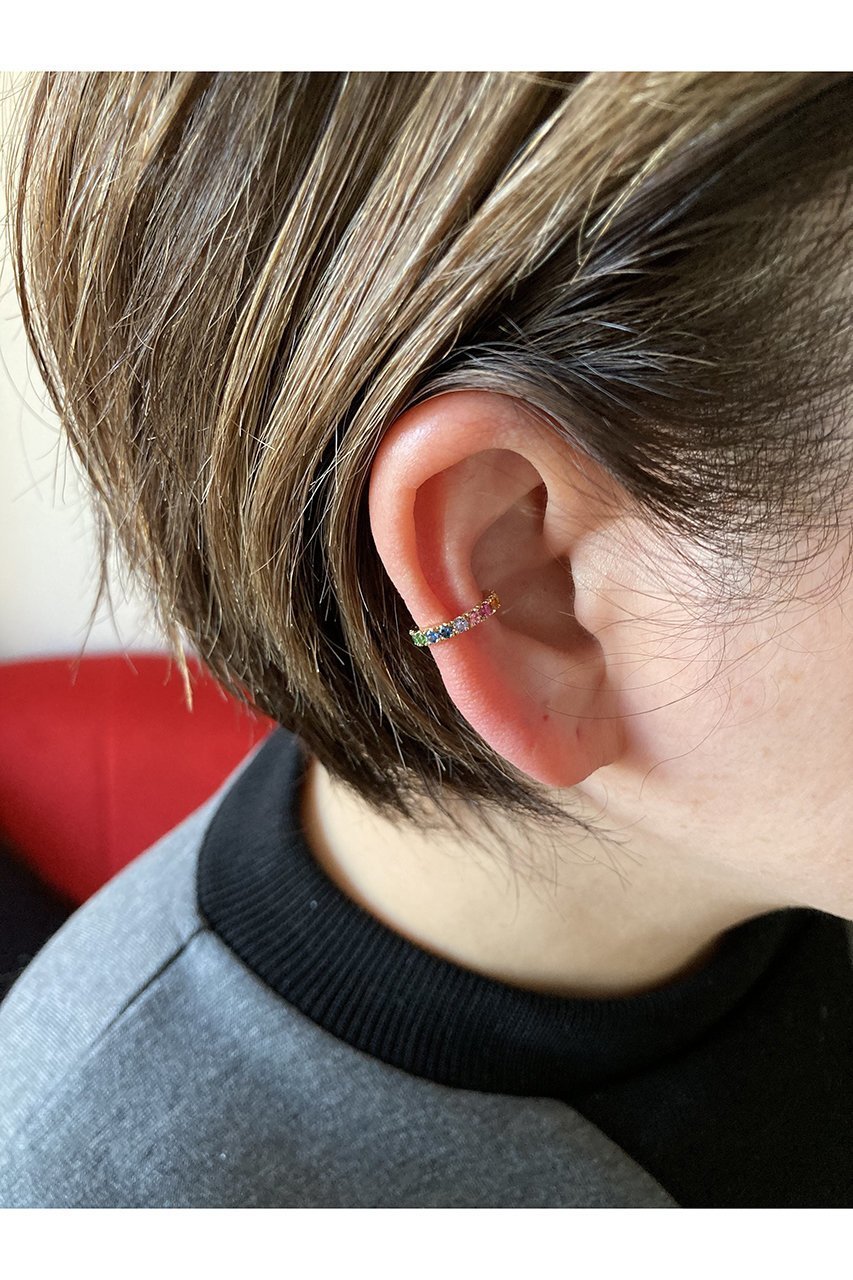 【カドー/CADEAUX】の【受注生産】レインボーシングルイヤーカフ(片耳用) 人気、トレンドファッション・服の通販 founy(ファニー) 　ファッション　Fashion　レディースファッション　WOMEN　ジュエリー　Jewelry　リング　Rings　イヤリング　Earrings　イヤリング　Earrings　イヤーカフ　Ear Cuff　パール　Pearl　NEW・新作・新着・新入荷　New Arrivals　片耳　One Ear　other-2|ID: prp329100004571615 ipo3291000000032347993