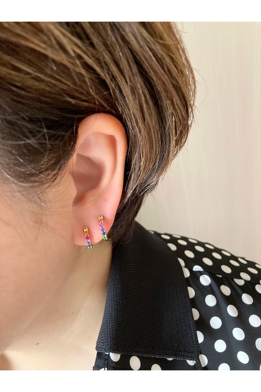 【カドー/CADEAUX】の【受注生産】レインボーフープ ピアス 人気、トレンドファッション・服の通販 founy(ファニー) 　ファッション　Fashion　レディースファッション　Ladies' Fashion Online　ジュエリー　Jewelry　リング　Rings　イヤリング　Earrings　イヤリング　Earrings　フープ　Hoop　other-2|ID: prp329100004571616 ipo3291000000032347996