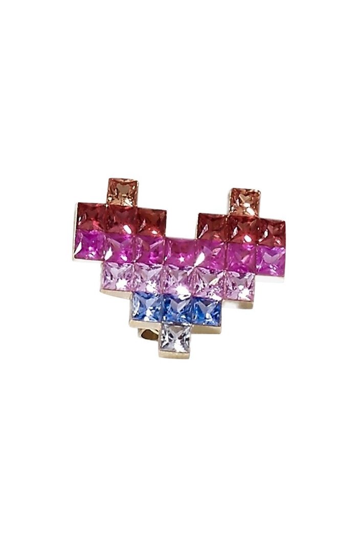 【カドー/CADEAUX】の【受注生産】ピクセルハートシングル ピアス(片耳用) インテリア・キッズ・メンズ・レディースファッション・服の通販 founy(ファニー) https://founy.com/ ファッション Fashion レディースファッション WOMEN ジュエリー Jewelry リング Rings イヤリング Earrings アシンメトリー Asymmetry イヤリング Earrings モダン Modern NEW・新作・新着・新入荷 New Arrivals 片耳 One Ear |ID: prp329100004571618 ipo3291000000032348006