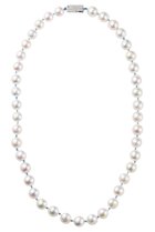 【カドー/CADEAUX】の【受注生産】シルク糸パールネックレス ブルー|ID: prp329100004571621 ipo3291000000032348030