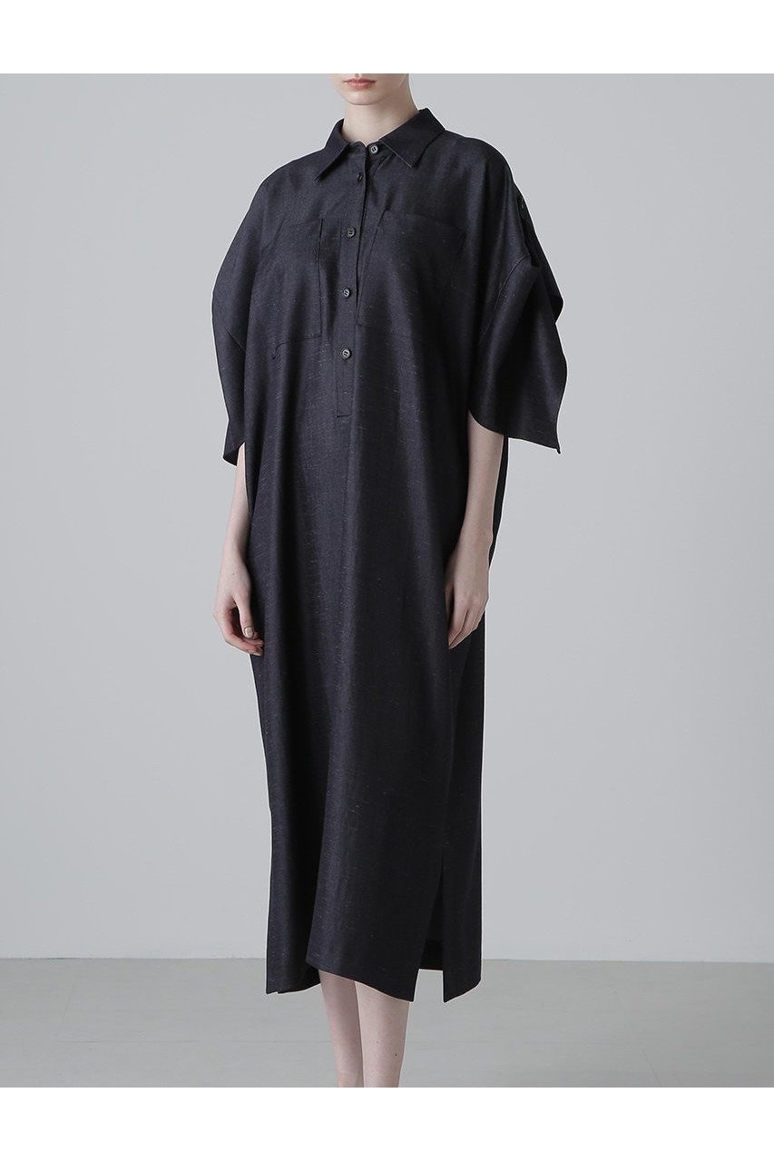 【アドーア/ADORE】のKIMONOTスラブツイルワンピース 人気、トレンドファッション・服の通販 founy(ファニー) 　ファッション　Fashion　レディースファッション　WOMEN　ワンピース　Dress　チュニック　Tunic　スリーブ　Sleeve　チュニック　Tunic　ツイル　Twill　ドレス　Dress　ドレープ　Drape　NEW・新作・新着・新入荷　New Arrivals　other-3|ID: prp329100004571622 ipo3291000000032348036