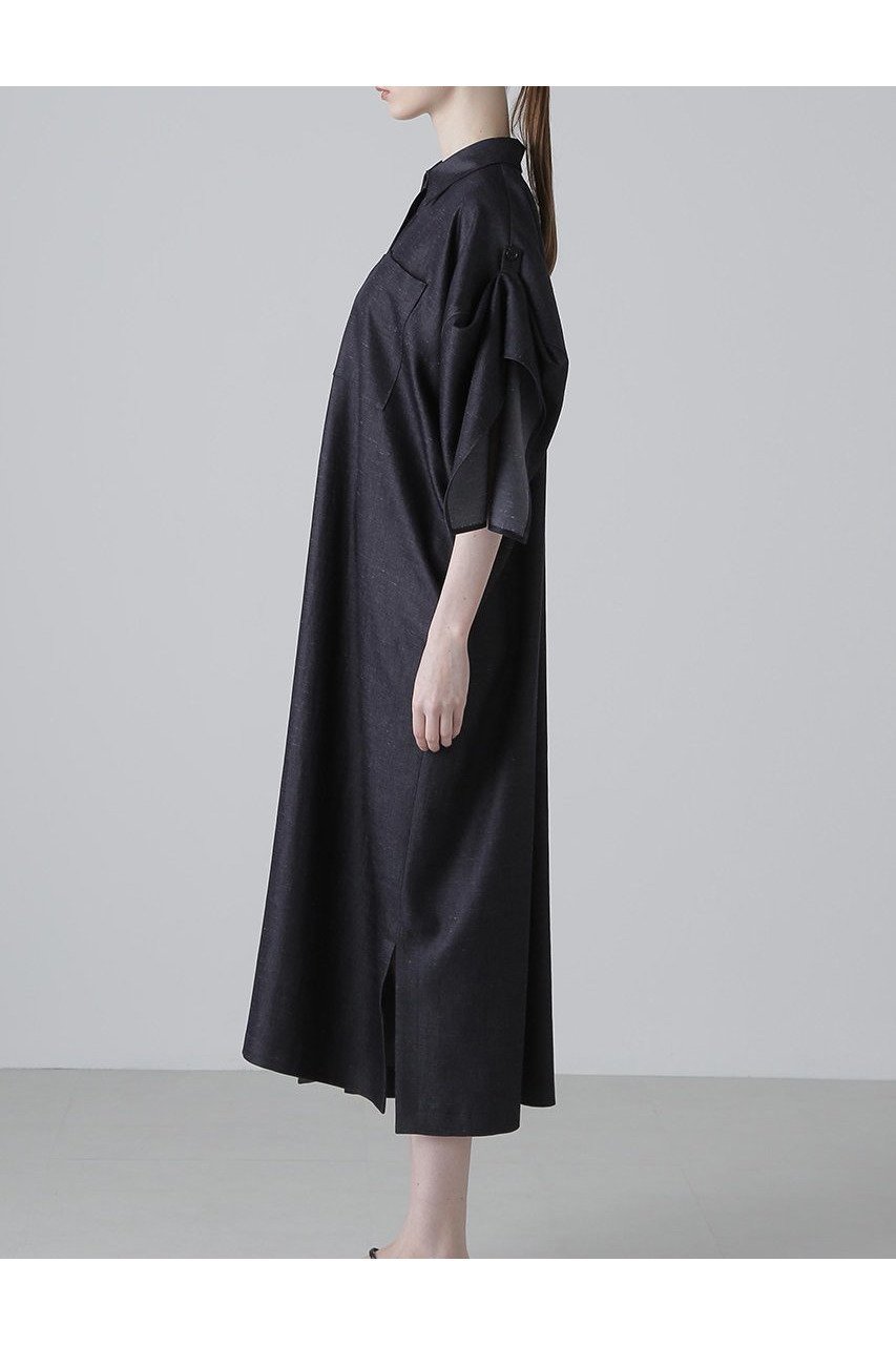 【アドーア/ADORE】のKIMONOTスラブツイルワンピース 人気、トレンドファッション・服の通販 founy(ファニー) 　ファッション　Fashion　レディースファッション　WOMEN　ワンピース　Dress　チュニック　Tunic　スリーブ　Sleeve　チュニック　Tunic　ツイル　Twill　ドレス　Dress　ドレープ　Drape　NEW・新作・新着・新入荷　New Arrivals　other-4|ID: prp329100004571622 ipo3291000000032348037