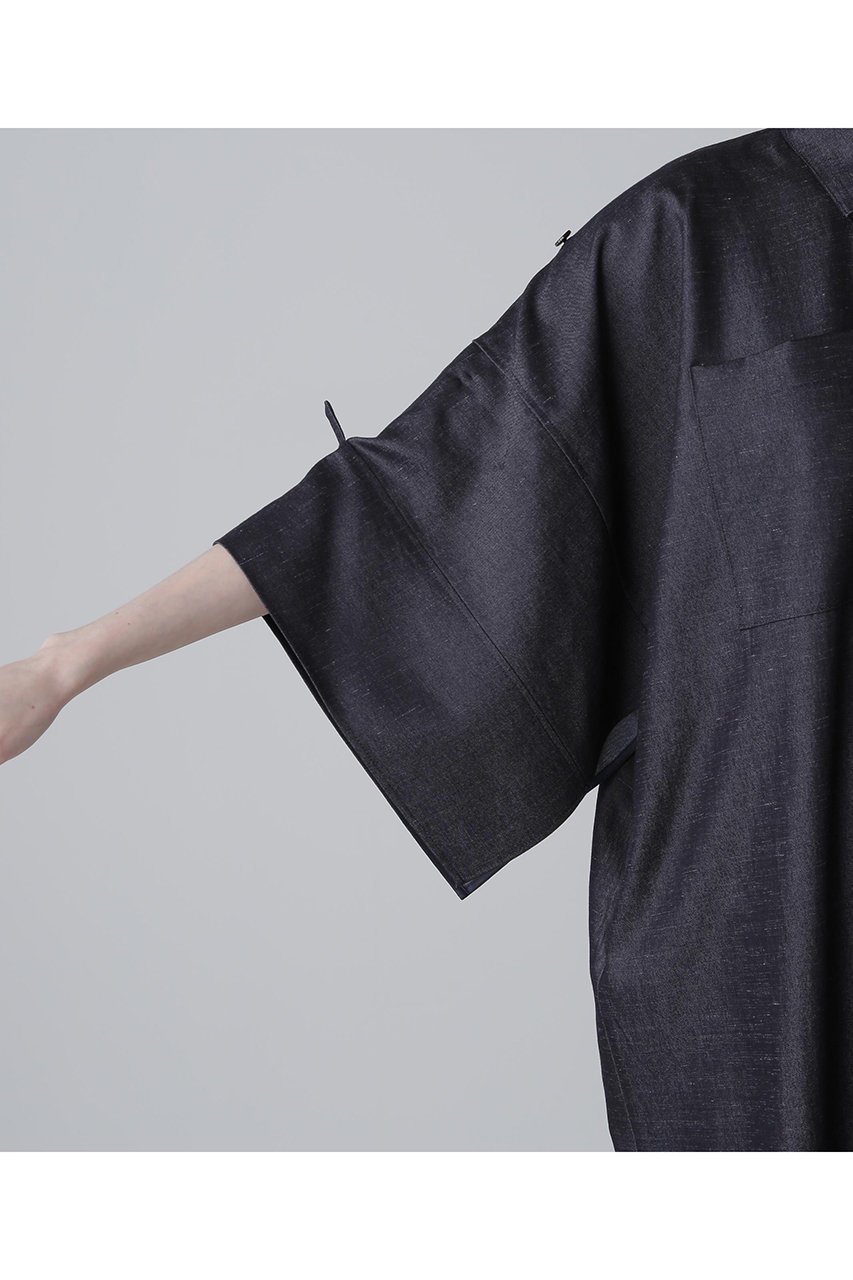 【アドーア/ADORE】のKIMONOTスラブツイルワンピース 人気、トレンドファッション・服の通販 founy(ファニー) 　ファッション　Fashion　レディースファッション　Fashion for Women　ワンピース　Dresses　チュニック　Tunic Tops & Dresses　2024年　2024　2024-2025秋冬・A/W　Autumn/Winter 2024–25 AW24–25　コラボ　Collaboration, Collab　スリーブ　Sleeve, Long Sleeve / Short Sleeve　チュニック　Tunic, Long Top　ツイル　Twist, Twisted Detail　ドレス　Dress, One-Piece　ドレープ　Drape, Draping Fabric　再入荷　Restock / Back in Stock　other-8|ID: prp329100004571622 ipo3291000000034990530