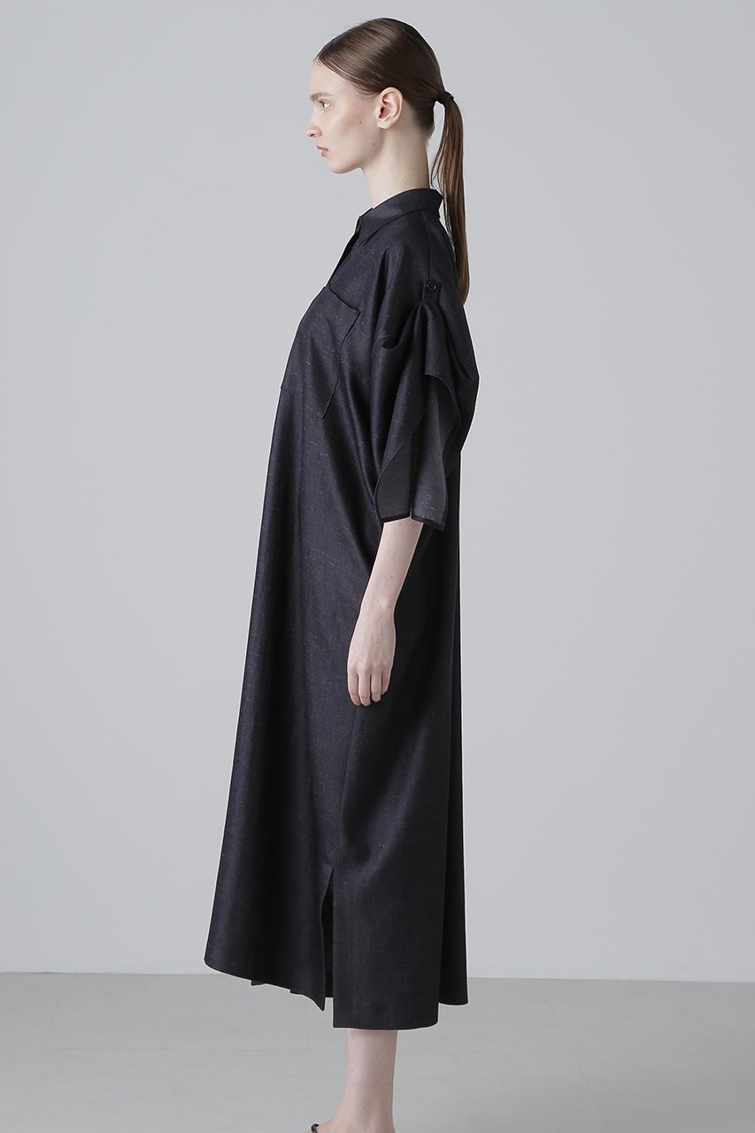 【アドーア/ADORE】のKIMONOTスラブツイルワンピース 人気、トレンドファッション・服の通販 founy(ファニー) 　ファッション　Fashion　レディースファッション　Fashion for Women　ワンピース　Dresses　チュニック　Tunic Tops & Dresses　2024年　2024　2024-2025秋冬・A/W　Autumn/Winter 2024–25 AW24–25　コラボ　Collaboration, Collab　スリーブ　Sleeve, Long Sleeve / Short Sleeve　チュニック　Tunic, Long Top　ツイル　Twist, Twisted Detail　ドレス　Dress, One-Piece　ドレープ　Drape, Draping Fabric　other-4|ID: prp329100004571622 ipo3291000000035540824