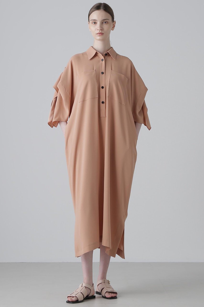 【アドーア/ADORE】のKIMONOTバックサテンワンピース 人気、トレンドファッション・服の通販 founy(ファニー) 　ファッション　Fashion　レディースファッション　Fashion for Women　ワンピース　Dresses　チュニック　Tunic Tops & Dresses　2024年　2024　2024-2025秋冬・A/W　Autumn/Winter 2024–25 AW24–25　コラボ　Collaboration, Collab　ストレッチ　Stretch, Stretchy Fabric　スリーブ　Sleeve, Long Sleeve / Short Sleeve　チュニック　Tunic, Long Top　ドレス　Dress, One-Piece　ドレープ　Drape, Draping Fabric　再入荷　Restock / Back in Stock　other-2|ID: prp329100004571623 ipo3291000000034990534