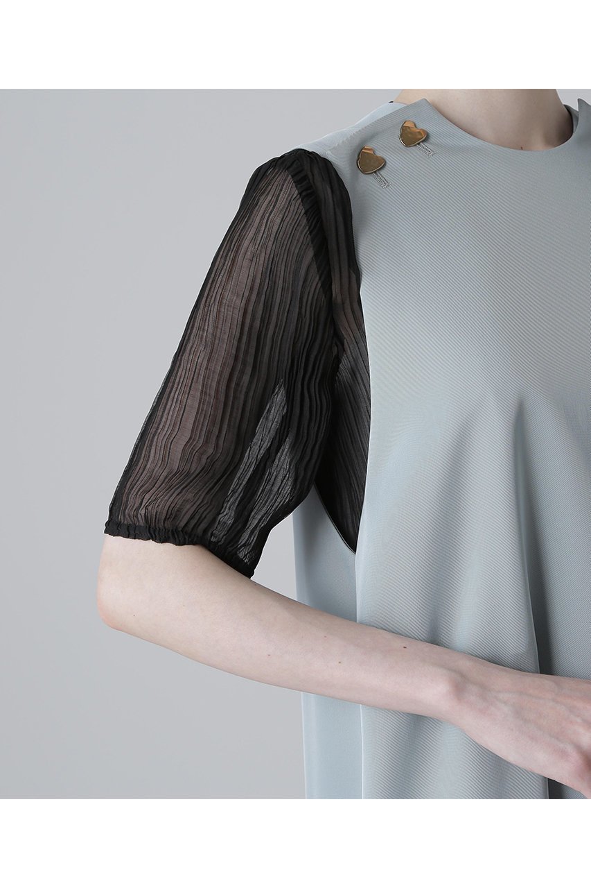 【アドーア/ADORE】のドライタッチツイルワンピース 人気、トレンドファッション・服の通販 founy(ファニー) 　ファッション　Fashion　レディースファッション　WOMEN　ワンピース　Dress　チュニック　Tunic　チュニック　Tunic　ツイル　Twill　ドレス　Dress　ドレープ　Drape　メタル　Metal　ロング　Long　エレガント 上品　Elegant　NEW・新作・新着・新入荷　New Arrivals　other-7|ID: prp329100004571624 ipo3291000000032348062