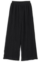 【アドーア/ADORE】のシアーランダムプリーツパンツ 人気、トレンドファッション・服の通販 founy(ファニー) ファッション Fashion レディースファッション Fashion for Women パンツ Pants & Trousers おすすめ Recommended / Our Picks シアー Sheer, See-Through シフォン Chiffon, Lightweight Fabric シンプル Simple, Minimal セットアップ Set-Up, Coordinated Outfit フォルム Silhouette, Form プリーツ Pleats, Pleated ランダム Random, Irregular リラックス Relax, Relaxed Fit エレガント 上品 Elegant thumbnail ブラック|ID: prp329100004571626 ipo3291000000034628092