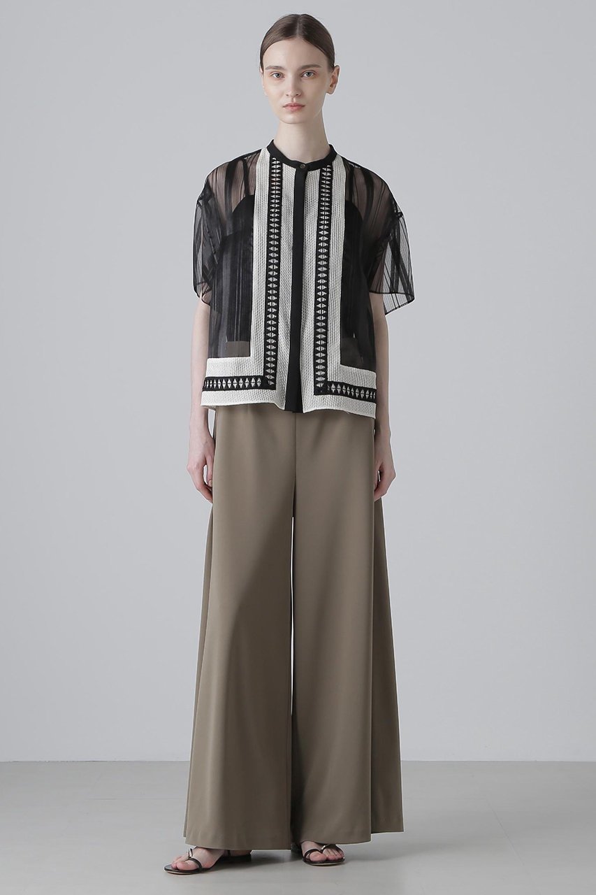【アドーア/ADORE】のダブルジャージーパンツ 人気、トレンドファッション・服の通販 founy(ファニー) 　ファッション　Fashion　レディースファッション　Fashion for Women　パンツ　Pants & Trousers　セットアップ　Set-Up, Coordinated Outfit　ドレープ　Drape, Draping Fabric　フレア　Flare, Flared　other-2|ID: prp329100004571627 ipo3291000000032814220