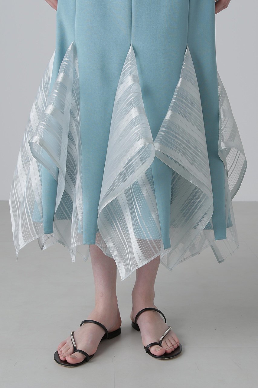 【アドーア/ADORE】のシアーストライプスカート 人気、トレンドファッション・服の通販 founy(ファニー) 　ファッション　Fashion　レディースファッション　Fashion for Women　スカート　Skirts　ロングスカート　Long Skirts / Maxi & Midi Skirts　シアー　Sheer, See-Through　ストライプ　Stripe, Striped Pattern　ブライト　Bright, Shiny　ロング　Long, Long-Length　other-8|ID: prp329100004571630 ipo3291000000035951628