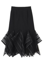 【アドーア/ADORE】のシアーストライプスカート ブラック|ID: prp329100004571630 ipo3291000000036030167