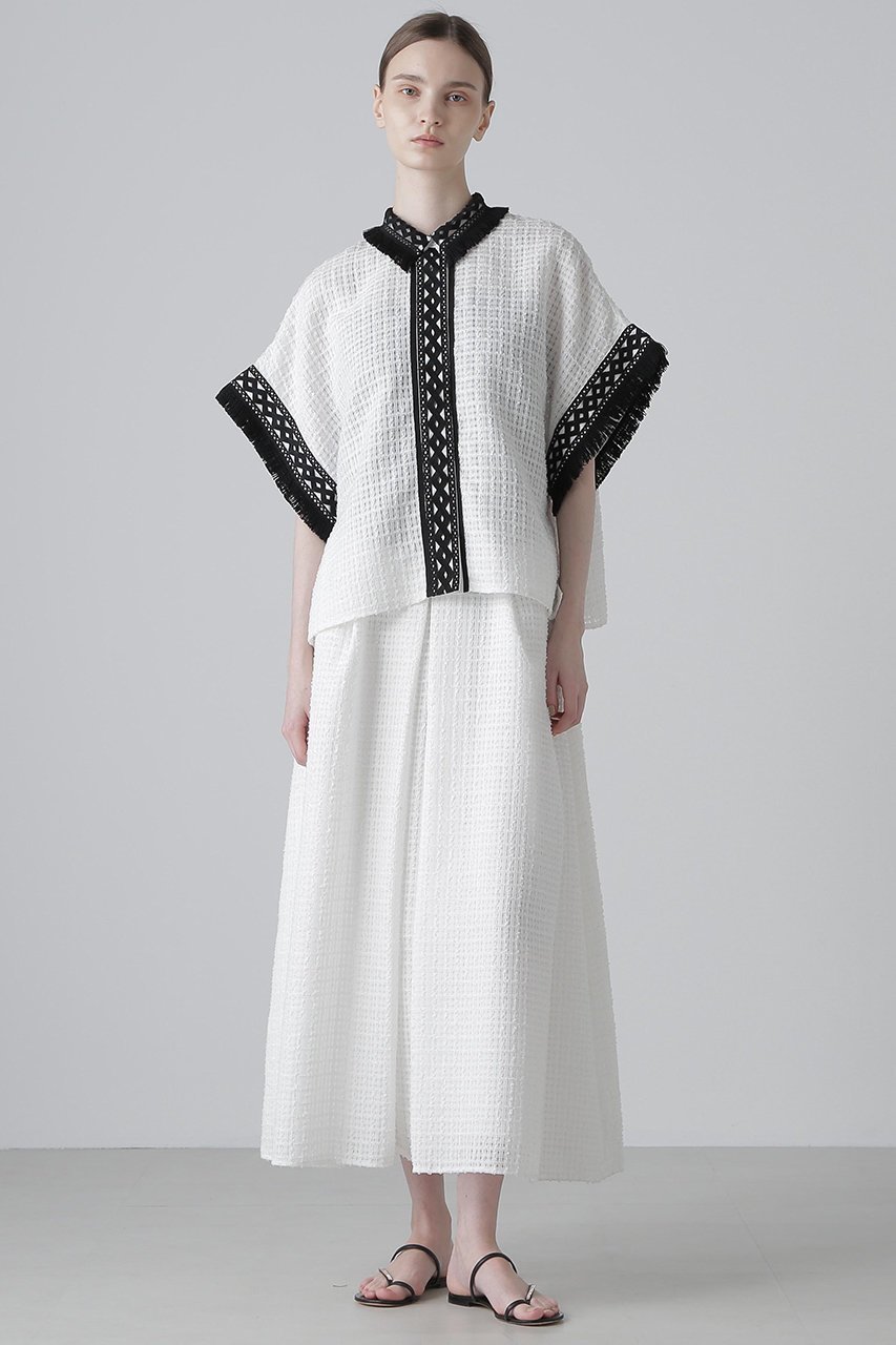 【アドーア/ADORE】のレーシーメッシュスカート 人気、トレンドファッション・服の通販 founy(ファニー) 　ファッション　Fashion　レディースファッション　Fashion for Women　スカート　Skirts　ロングスカート　Long Skirts / Maxi & Midi Skirts　チェック　Check, Plaid, Tartan　ツイード／ツィード　Choker, Choker Necklace　ツイード　Twill, Twill Weave　フェミニン　Feminine, Girly　フォルム　Silhouette, Form　ランダム　Random, Irregular　レース　Lace, Lace Fabric　ロング　Long, Long-Length　other-2|ID: prp329100004571631 ipo3291000000035056651