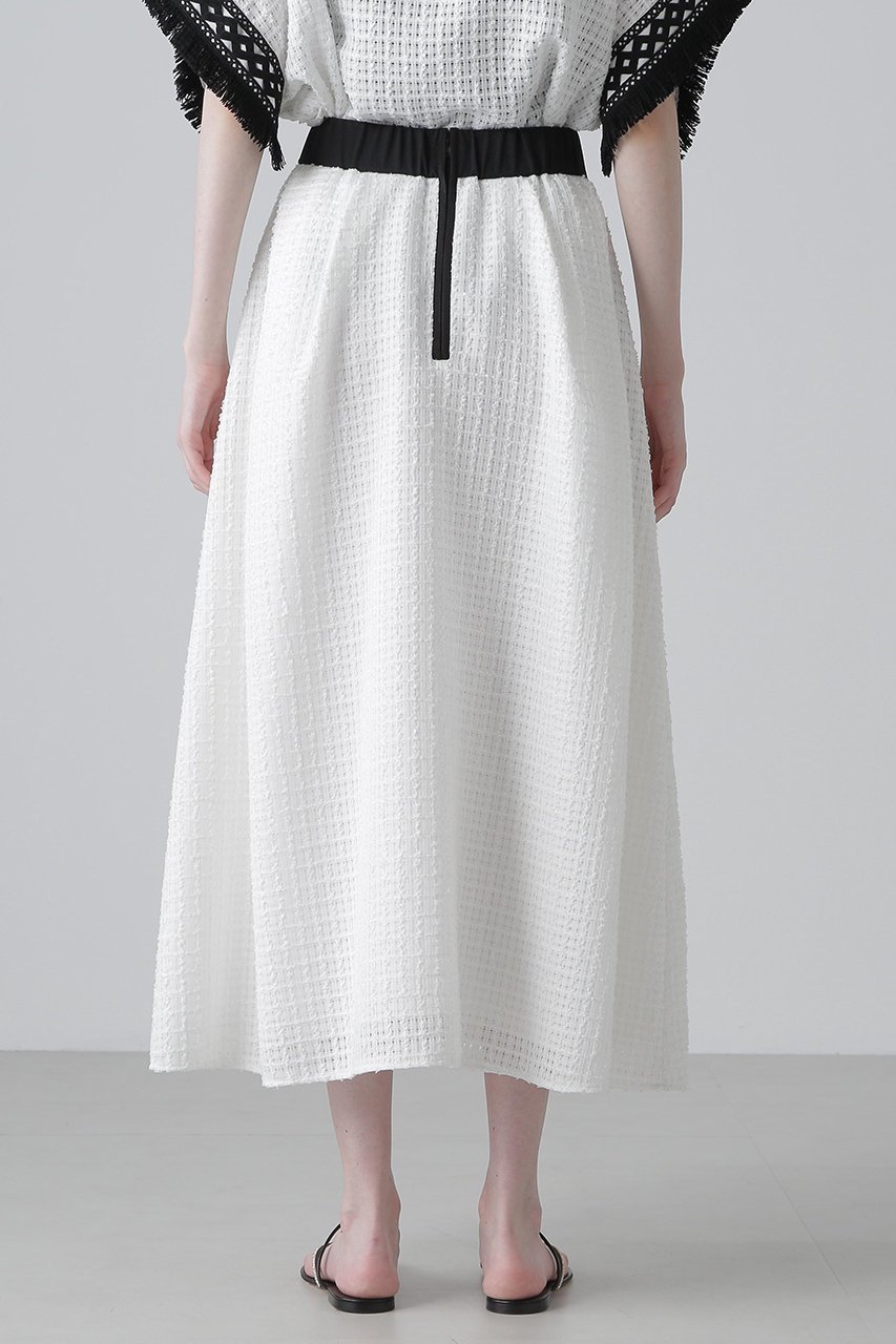 【アドーア/ADORE】のレーシーメッシュスカート 人気、トレンドファッション・服の通販 founy(ファニー) 　ファッション　Fashion　レディースファッション　Fashion for Women　スカート　Skirts　ロングスカート　Long Skirts / Maxi & Midi Skirts　チェック　Check, Plaid, Tartan　ツイード／ツィード　Choker, Choker Necklace　ツイード　Twill, Twill Weave　フェミニン　Feminine, Girly　フォルム　Silhouette, Form　ランダム　Random, Irregular　レース　Lace, Lace Fabric　ロング　Long, Long-Length　other-5|ID: prp329100004571631 ipo3291000000035951635