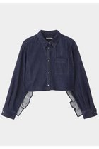 【ル フィル/LE PHIL】のライトデニムブラウス ネイビー|ID:prp329100004571632