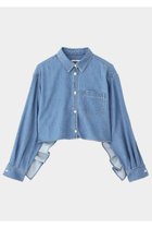 【ル フィル/LE PHIL】のライトデニムブラウス ブルー|ID: prp329100004571632 ipo3291000000036201018