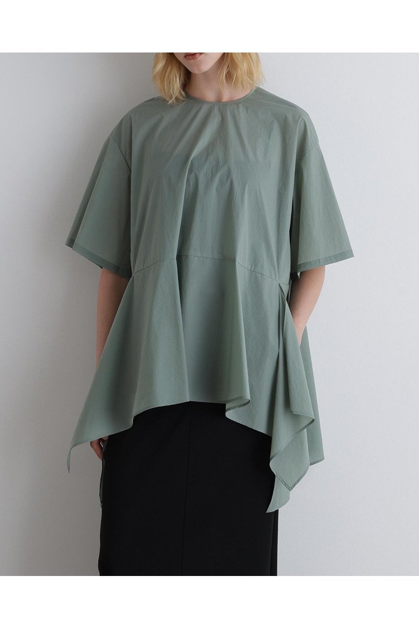 【ル フィル/LE PHIL】のナイロンストレッチブラウス 人気、トレンドファッション・服の通販 founy(ファニー) 　ファッション　Fashion　レディースファッション　WOMEN　トップス・カットソー　Tops/Tshirt　シャツ/ブラウス　Shirts/Blouses　おすすめ　Recommend　ショート　Short　スタンダード　Standard　ストレッチ　Stretch　スリット　Slit　スリーブ　Sleeve　タンブラー　Tumbler　夏　Summer　NEW・新作・新着・新入荷　New Arrivals　other-4|ID: prp329100004571634 ipo3291000000032348158