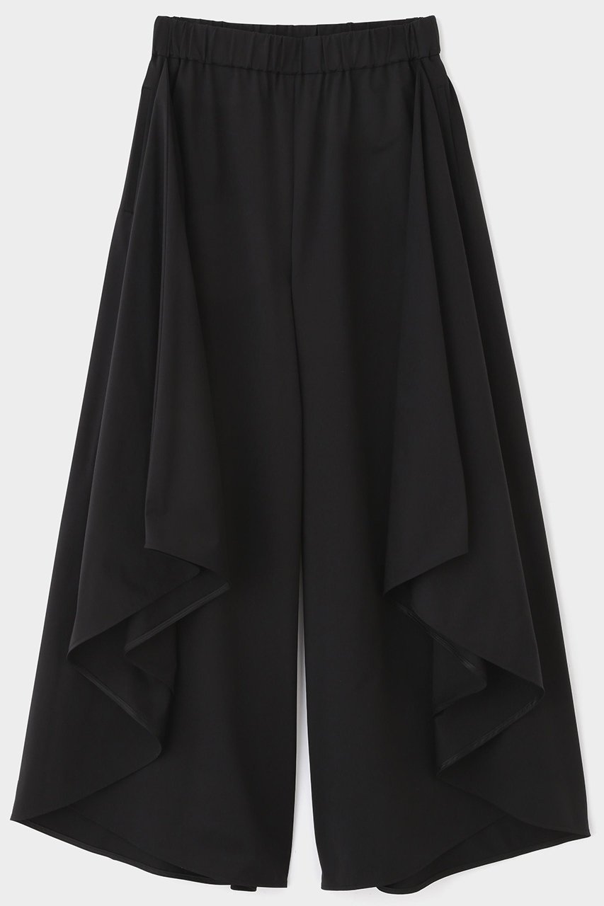 【ル フィル/LE PHIL】のテックスブリッドハイゲージパンツ インテリア・キッズ・メンズ・レディースファッション・服の通販 founy(ファニー) 　ファッション　Fashion　レディースファッション　Fashion for Women　パンツ　Pants & Trousers　おすすめ　Recommended / Our Picks　エレガント 上品　Elegant　ストレッチ　Stretch, Stretchy Fabric　ドレープ　Drape, Draping Fabric　ラッフル　Ruffle, Frill　ブラック|ID: prp329100004571636 ipo3291000000036640706