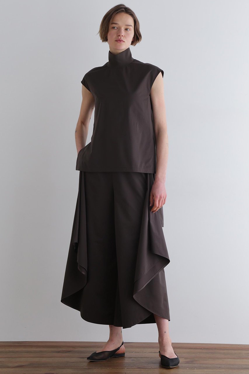 【ル フィル/LE PHIL】のテックスブリッドハイゲージパンツ 人気、トレンドファッション・服の通販 founy(ファニー) 　ファッション　Fashion　レディースファッション　Fashion for Women　パンツ　Pants & Trousers　おすすめ　Recommended / Our Picks　エレガント 上品　Elegant　ストレッチ　Stretch, Stretchy Fabric　ドレープ　Drape, Draping Fabric　ラッフル　Ruffle, Frill　other-3|ID: prp329100004571636 ipo3291000000036640709