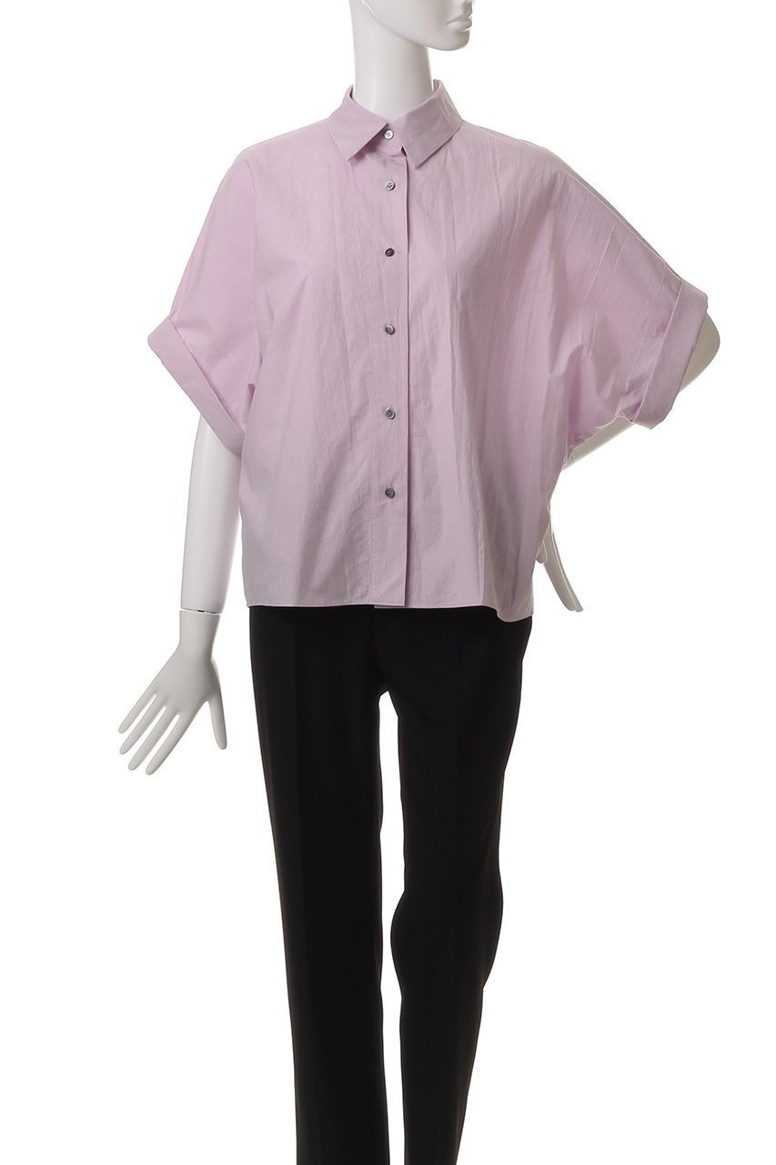 【プレインピープル/PLAIN PEOPLE】のボイルドコットンドロップショルダーシャツ 人気、トレンドファッション・服の通販 founy(ファニー) ファッション Fashion レディースファッション Fashion for Women トップス・カットソー Cut & Sew Tops シャツ・ブラウス・オフィスカジュアル Elegant Blouses & Button-Ups ショート Short, Short Length シンプル Simple, Minimal スリーブ Sleeve, Long Sleeve / Short Sleeve ロールアップ Roll-Up, Cuffed Hem 半袖 Short Sleeve, Half Sleeve other-2|ID: prp329100004571639 ipo3291000000035560041