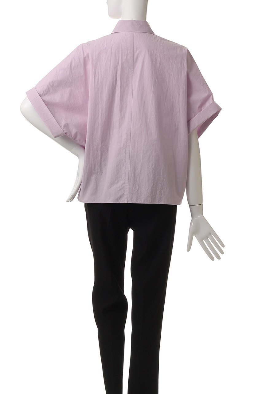 【プレインピープル/PLAIN PEOPLE】のボイルドコットンドロップショルダーシャツ 人気、トレンドファッション・服の通販 founy(ファニー) ファッション Fashion レディースファッション Fashion for Women トップス・カットソー Cut & Sew Tops シャツ・ブラウス・オフィスカジュアル Elegant Blouses & Button-Ups ショート Short, Short Length シンプル Simple, Minimal スリーブ Sleeve, Long Sleeve / Short Sleeve ロールアップ Roll-Up, Cuffed Hem 半袖 Short Sleeve, Half Sleeve other-4|ID: prp329100004571639 ipo3291000000035560043