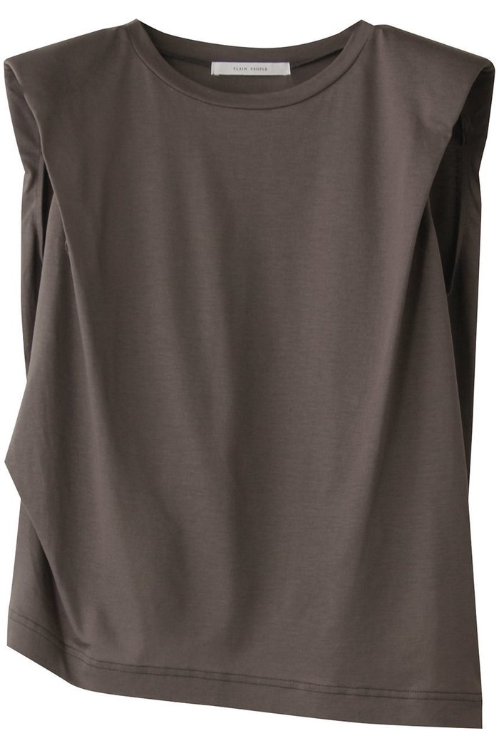 【プレインピープル/PLAIN PEOPLE】のSpiral天竺肩パット入りカットソー インテリア・キッズ・メンズ・レディースファッション・服の通販 founy(ファニー) https://founy.com/ ファッション Fashion レディースファッション Fashion for Women トップス・カットソー Cut & Sew Tops シャツ・ブラウス・オフィスカジュアル Elegant Blouses & Button-Ups ロングTシャツ・Tシャツ Longline T-Shirts & Tees カットソー・ベーシックTシャツ Cut-and-Sewn Tops / Stretch Tees & Basics カットソー Cut and Sewn Top ショート Short, Short Length シンプル Simple, Minimal スリーブ Sleeve, Long Sleeve / Short Sleeve トレンド Trend, Trending Now ヘムライン Hemline, Bottom Cut ボトム Bottoms, Lower Wear エレガント 上品 Elegant 再入荷 Restock / Back in Stock |ID: prp329100004571641 ipo3291000000035321104