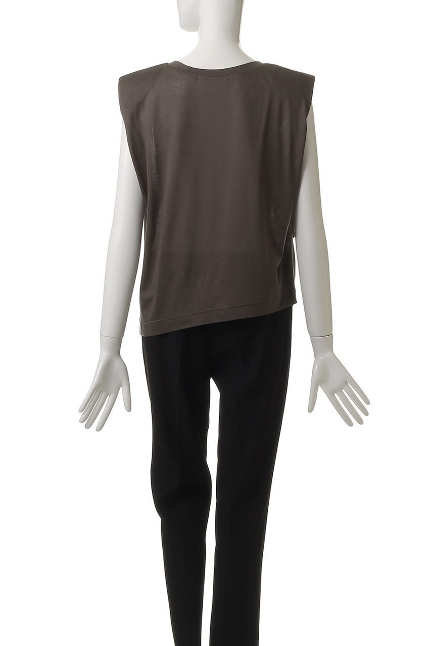 【プレインピープル/PLAIN PEOPLE】のSpiral天竺肩パット入りカットソー 人気、トレンドファッション・服の通販 founy(ファニー) 　ファッション　Fashion　レディースファッション　Fashion for Women　トップス・カットソー　Cut & Sew Tops　シャツ・ブラウス・オフィスカジュアル　Elegant Blouses & Button-Ups　ロングTシャツ・Tシャツ　Longline T-Shirts & Tees　カットソー・ベーシックTシャツ　Cut-and-Sewn Tops / Stretch Tees & Basics　カットソー　Cut and Sewn Top　ショート　Short, Short Length　シンプル　Simple, Minimal　スリーブ　Sleeve, Long Sleeve / Short Sleeve　トレンド　Trend, Trending Now　ヘムライン　Hemline, Bottom Cut　ボトム　Bottoms, Lower Wear　エレガント 上品　Elegant　再入荷　Restock / Back in Stock　other-4|ID: prp329100004571641 ipo3291000000035321109