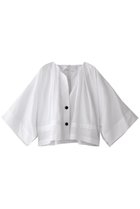 【プレインピープル/PLAIN PEOPLE】のラミーリヨセルタック&ギャザージャケット 人気、トレンドファッション・服の通販 founy(ファニー) ファッション Fashion レディースファッション WOMEN アウター Coat Outerwear ジャケット Jackets 2025年 2025 ギャザー Gather ジャケット Jacket フロント Front A/W・秋冬 Aw・Autumn/Winter・Fw・Fall-Winter thumbnail ホワイト|ID: prp329100004571648 ipo3291000000032348266