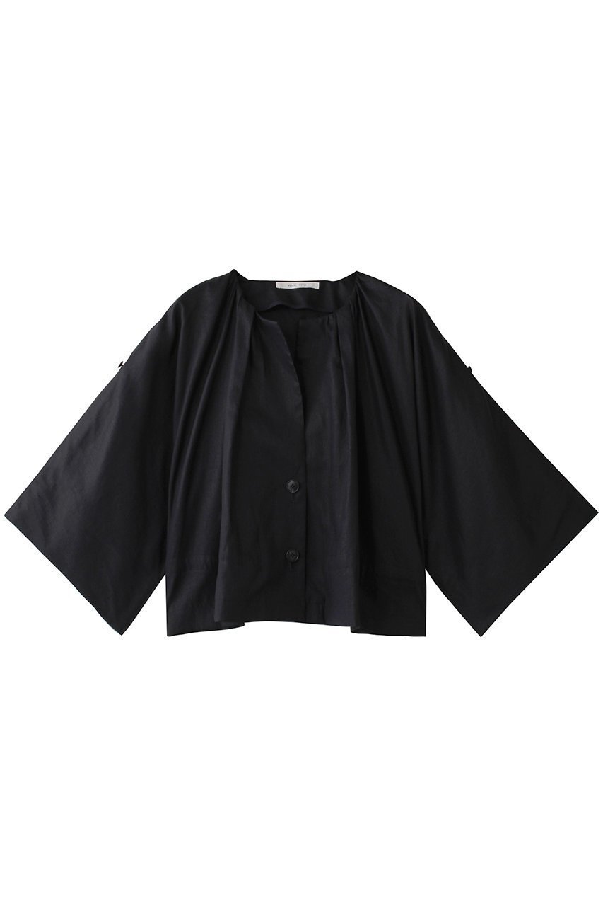 【プレインピープル/PLAIN PEOPLE】のラミーリヨセルタック&ギャザージャケット インテリア・キッズ・メンズ・レディースファッション・服の通販 founy(ファニー) 　ファッション　Fashion　レディースファッション　WOMEN　アウター　Coat Outerwear　ジャケット　Jackets　2025年　2025　ギャザー　Gather　ジャケット　Jacket　フロント　Front　A/W・秋冬　Aw・Autumn/Winter・Fw・Fall-Winter　ネイビー|ID: prp329100004571648 ipo3291000000032348267