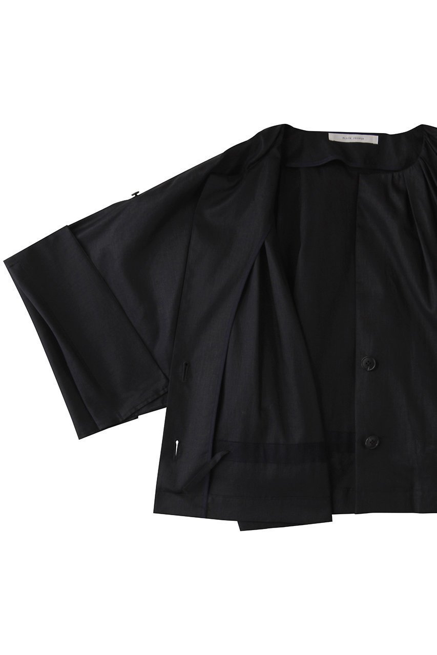 【プレインピープル/PLAIN PEOPLE】のラミーリヨセルタック&ギャザージャケット 人気、トレンドファッション・服の通販 founy(ファニー) 　ファッション　Fashion　レディースファッション　Fashion for Women　アウター　Coat / Outerwear Collection　レディースジャケット・軽アウター　Jackets　ギャザー　Gathered, Ruffled　ジャケット　Jacket, Outerwear　フロント　Front, Front Design　other-6|ID: prp329100004571648 ipo3291000000036082852