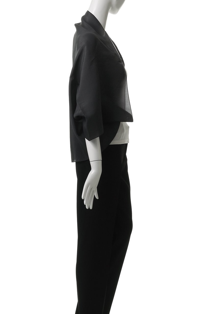 【プレインピープル/PLAIN PEOPLE】のシルキーオーガンジーコンパクトカーディガン 人気、トレンドファッション・服の通販 founy(ファニー) 　ファッション　Fashion　レディースファッション　WOMEN　2025年　2025　カーディガン　Cardigan　コンパクト　Compact　ジャケット　Jacket　ノースリーブ　No Sleeve　エレガント 上品　Elegant　A/W・秋冬　Aw・Autumn/Winter・Fw・Fall-Winter　other-3|ID: prp329100004571649 ipo3291000000032348279