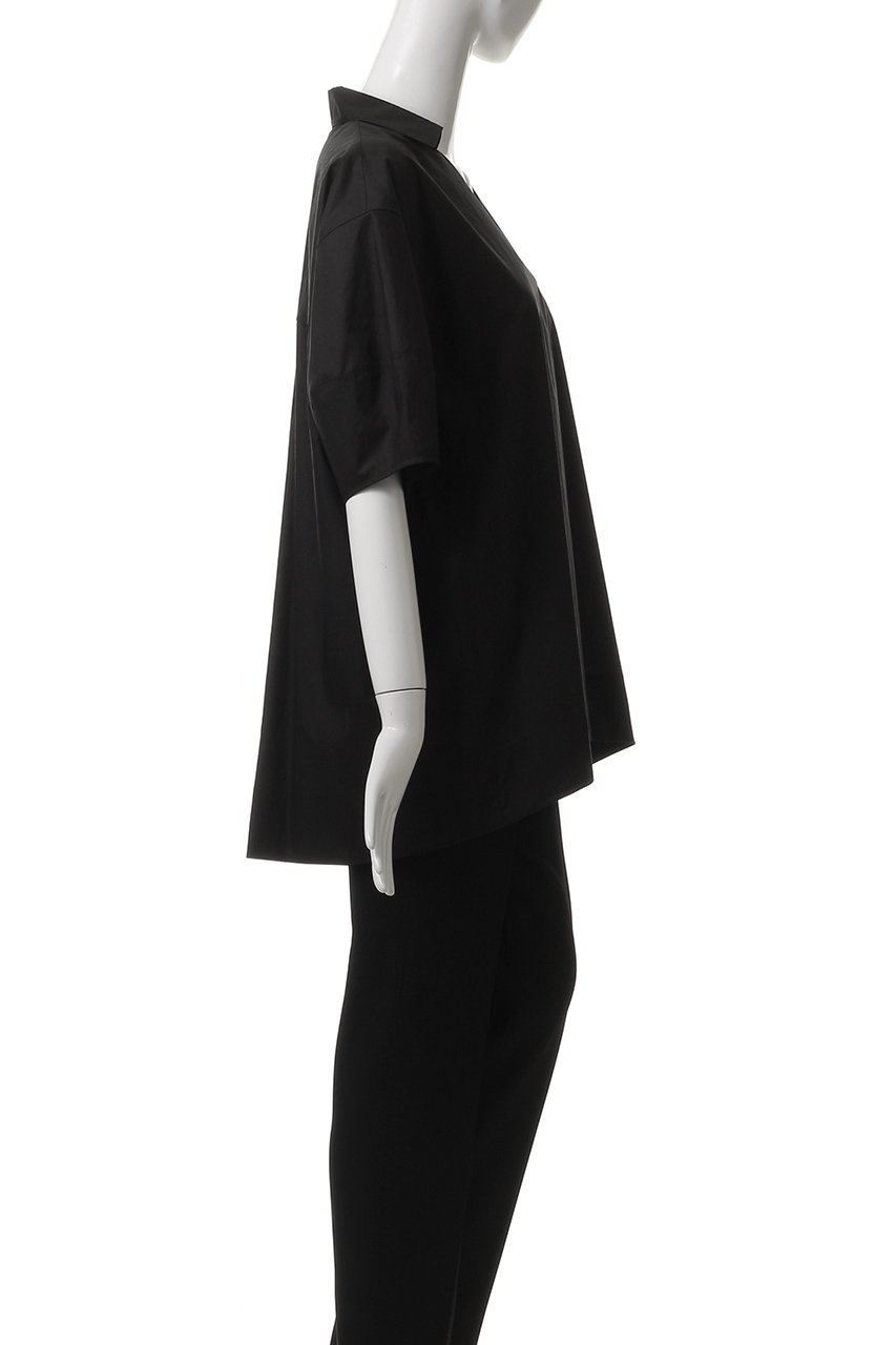 【プレインピープル/PLAIN PEOPLE】のタイプライタースキッパーシャツ 人気、トレンドファッション・服の通販 founy(ファニー) 　ファッション　Fashion　レディースファッション　Fashion for Women　トップス・カットソー　Cut & Sew Tops　シャツ・ブラウス・オフィスカジュアル　Elegant Blouses & Button-Ups　エレガント 上品　Elegant　ショート　Short, Short Length　スキッパー　Skipper, Open Collar　スリーブ　Sleeve, Long Sleeve / Short Sleeve　タイプライター　Typewriter Fabric, Crisp Cotton　デコルテ　Décolleté, Neckline　ヘムライン　Hemline, Bottom Cut　other-3|ID: prp329100004571650 ipo3291000000035560093