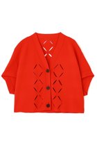 【アドーア/ADORE】のスカシカシパンニット オレンジ|ID:prp329100004571657
