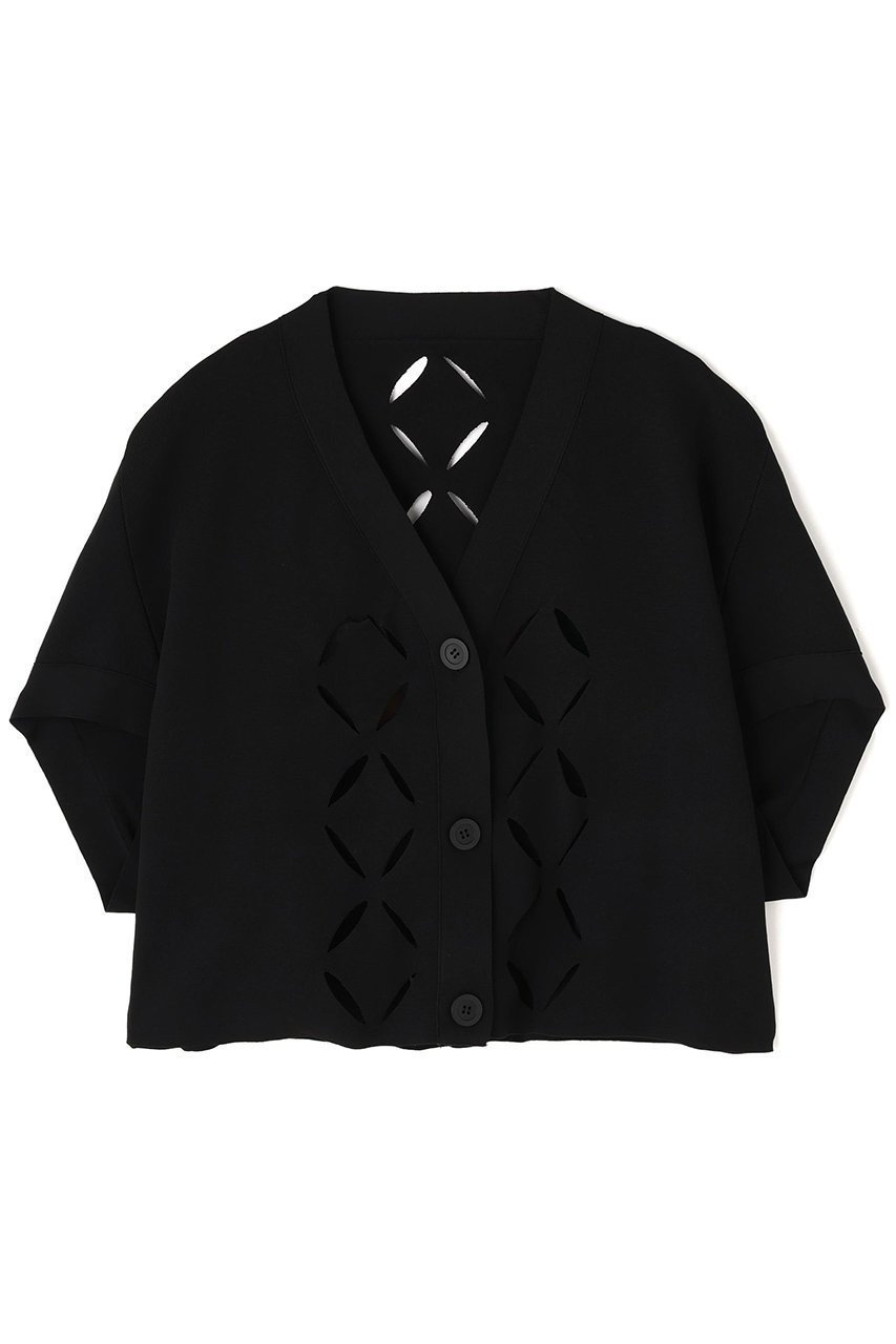 【アドーア/ADORE】のスカシカシパンニット インテリア・キッズ・メンズ・レディースファッション・服の通販 founy(ファニー) 　ファッション　Fashion　レディースファッション　Fashion for Women　トップス・カットソー　Cut & Sew Tops　ニット　Knit Tops & Sweaters　カジュアルプルオーバー・ニットトップス　Pullovers & Knit Tops / Casual Pullovers　カーディガン　Cardigan, Knitwear　セットアップ　Set-Up, Coordinated Outfit　センター　Center, Center Line　フォルム　Silhouette, Form　モチーフ　Motif, Design Theme　ブラック|ID: prp329100004571657 ipo3291000000033001890