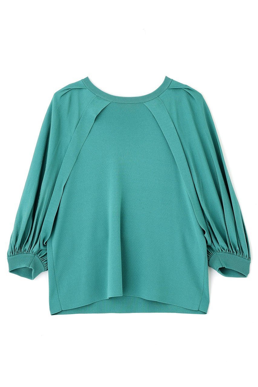 【アドーア/ADORE】のレイヤードスリーブニット インテリア・キッズ・メンズ・レディースファッション・服の通販 founy(ファニー) ファッション Fashion レディースファッション Fashion for Women トップス・カットソー Cut & Sew Tops ニット Knit Tops & Sweaters カジュアルプルオーバー・ニットトップス Pullovers & Knit Tops / Casual Pullovers ギャザー Gathered, Ruffled コンパクト Compact, Small Size スリーブ Sleeve, Long Sleeve / Short Sleeve ボトム Bottoms, Lower Wear ボレロ Bolero, Short Cardigan グリーン|ID: prp329100004571658 ipo3291000000034990505