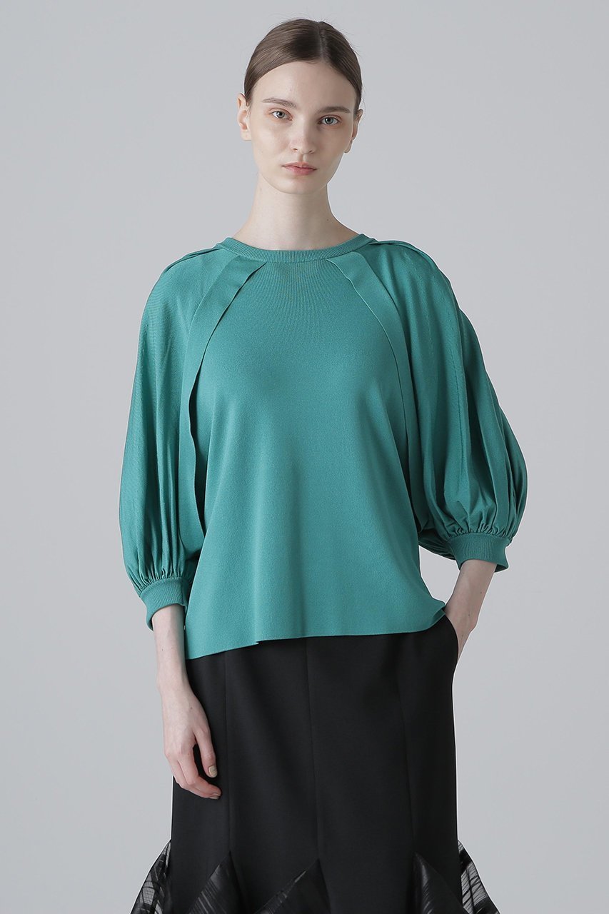 【アドーア/ADORE】のレイヤードスリーブニット 人気、トレンドファッション・服の通販 founy(ファニー) ファッション Fashion レディースファッション Fashion for Women トップス・カットソー Cut & Sew Tops ニット Knit Tops & Sweaters カジュアルプルオーバー・ニットトップス Pullovers & Knit Tops / Casual Pullovers ギャザー Gathered, Ruffled コンパクト Compact, Small Size スリーブ Sleeve, Long Sleeve / Short Sleeve ボトム Bottoms, Lower Wear ボレロ Bolero, Short Cardigan other-2|ID: prp329100004571658 ipo3291000000034990506