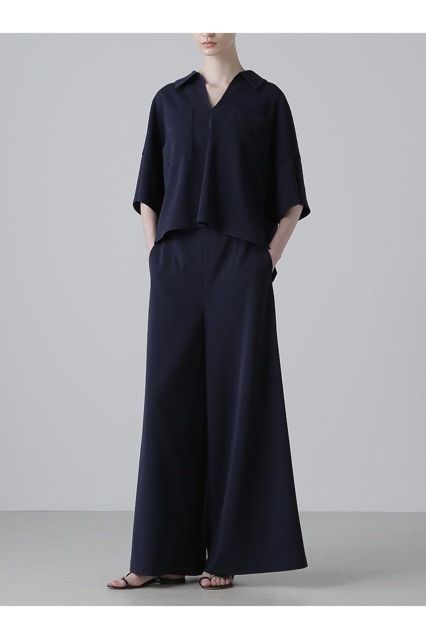 【アドーア/ADORE】のダブルジャージーカットソー 人気、トレンドファッション・服の通販 founy(ファニー) 　ファッション　Fashion　レディースファッション　Fashion for Women　トップス・カットソー　Cut & Sew Tops　シャツ・ブラウス・オフィスカジュアル　Elegant Blouses & Button-Ups　ロングTシャツ・Tシャツ　Longline T-Shirts & Tees　カットソー・ベーシックTシャツ　Cut-and-Sewn Tops / Stretch Tees & Basics　ショート　Short, Short Length　スリーブ　Sleeve, Long Sleeve / Short Sleeve　セットアップ　Set-Up, Coordinated Outfit　ボックス　Boxy, Box Shape　再入荷　Restock / Back in Stock　other-3|ID: prp329100004571659 ipo3291000000032745689