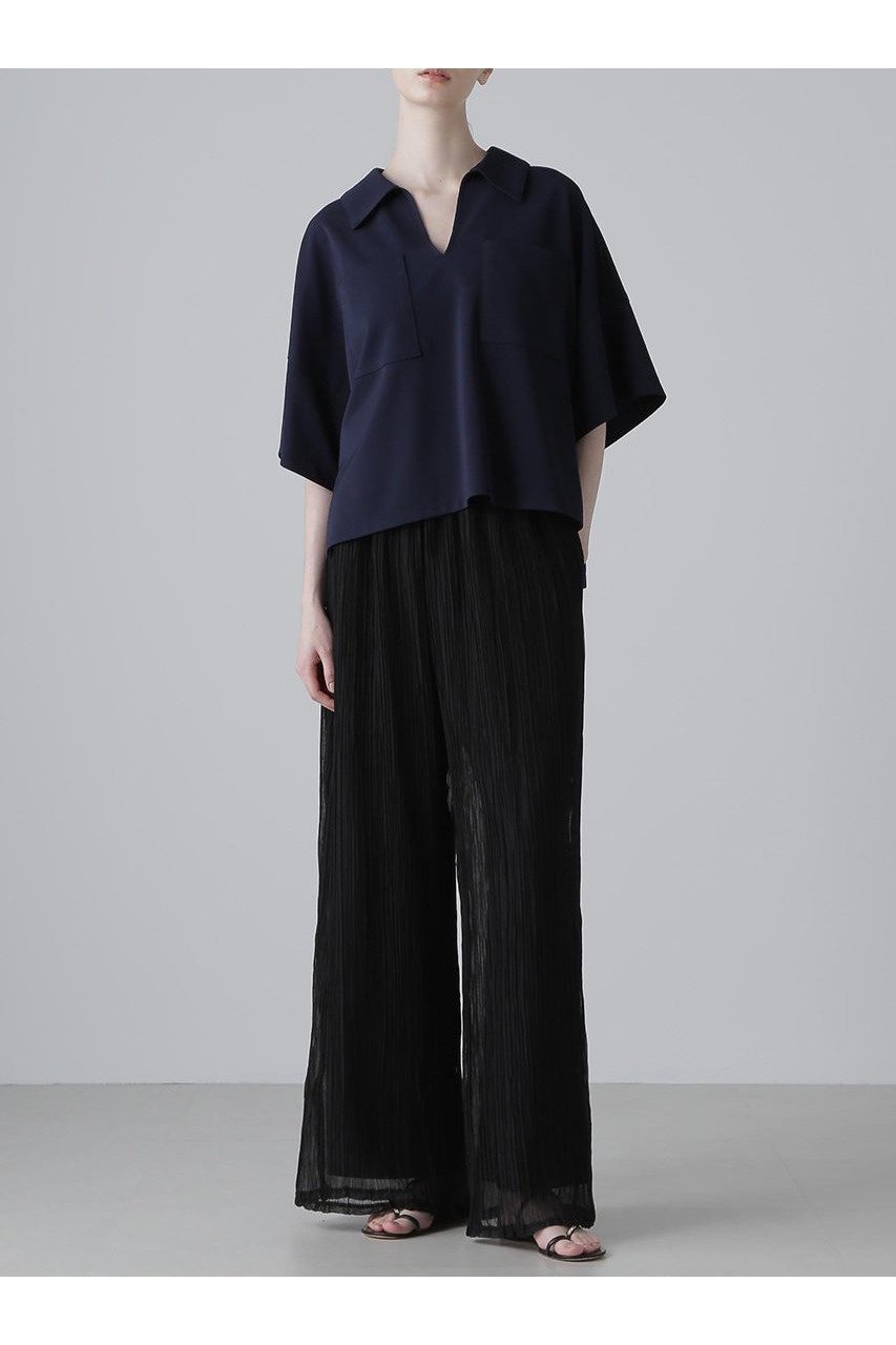 【アドーア/ADORE】のダブルジャージーカットソー 人気、トレンドファッション・服の通販 founy(ファニー) 　ファッション　Fashion　レディースファッション　Fashion for Women　トップス・カットソー　Cut & Sew Tops　シャツ・ブラウス・オフィスカジュアル　Elegant Blouses & Button-Ups　ロングTシャツ・Tシャツ　Longline T-Shirts & Tees　カットソー・ベーシックTシャツ　Cut-and-Sewn Tops / Stretch Tees & Basics　ショート　Short, Short Length　スリーブ　Sleeve, Long Sleeve / Short Sleeve　セットアップ　Set-Up, Coordinated Outfit　ボックス　Boxy, Box Shape　再入荷　Restock / Back in Stock　other-4|ID: prp329100004571659 ipo3291000000032745690