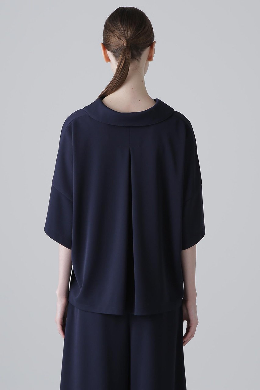 【アドーア/ADORE】のダブルジャージーカットソー 人気、トレンドファッション・服の通販 founy(ファニー) 　ファッション　Fashion　レディースファッション　Fashion for Women　トップス・カットソー　Cut & Sew Tops　シャツ・ブラウス・オフィスカジュアル　Elegant Blouses & Button-Ups　ロングTシャツ・Tシャツ　Longline T-Shirts & Tees　カットソー・ベーシックTシャツ　Cut-and-Sewn Tops / Stretch Tees & Basics　ショート　Short, Short Length　スリーブ　Sleeve, Long Sleeve / Short Sleeve　セットアップ　Set-Up, Coordinated Outfit　ボックス　Boxy, Box Shape　再入荷　Restock / Back in Stock　other-6|ID: prp329100004571659 ipo3291000000032745692