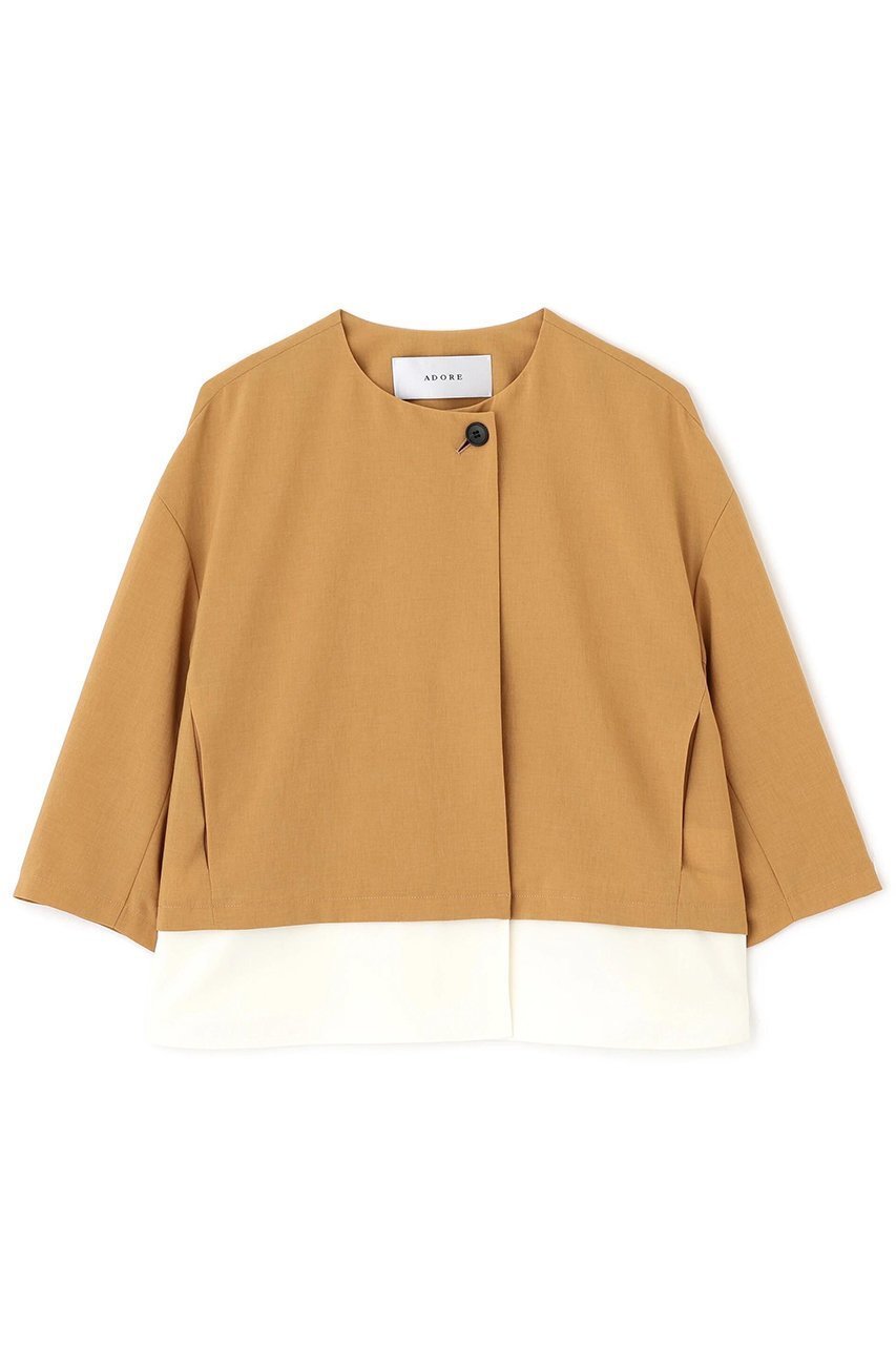 【アドーア/ADORE】のブリーズトロジャケット インテリア・キッズ・メンズ・レディースファッション・服の通販 founy(ファニー) 　ファッション　Fashion　レディースファッション　WOMEN　アウター　Coat Outerwear　ジャケット　Jackets　ジャケット　Jacket　タンブラー　Tumbler　吸水　Water Absorption　NEW・新作・新着・新入荷　New Arrivals　ベージュ|ID: prp329100004571660 ipo3291000000032348367