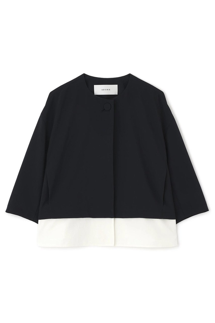 【アドーア/ADORE】のブリーズトロジャケット インテリア・キッズ・メンズ・レディースファッション・服の通販 founy(ファニー) 　ファッション　Fashion　レディースファッション　Fashion for Women　アウター　Coat / Outerwear Collection　レディースジャケット・軽アウター　Jackets　ジャケット　Jacket, Outerwear　タンブラー　Tumbler, Travel Mug　再入荷　Restock / Back in Stock　吸水　Absorbent, Quick-Dry　ネイビー|ID: prp329100004571660 ipo3291000000034990517