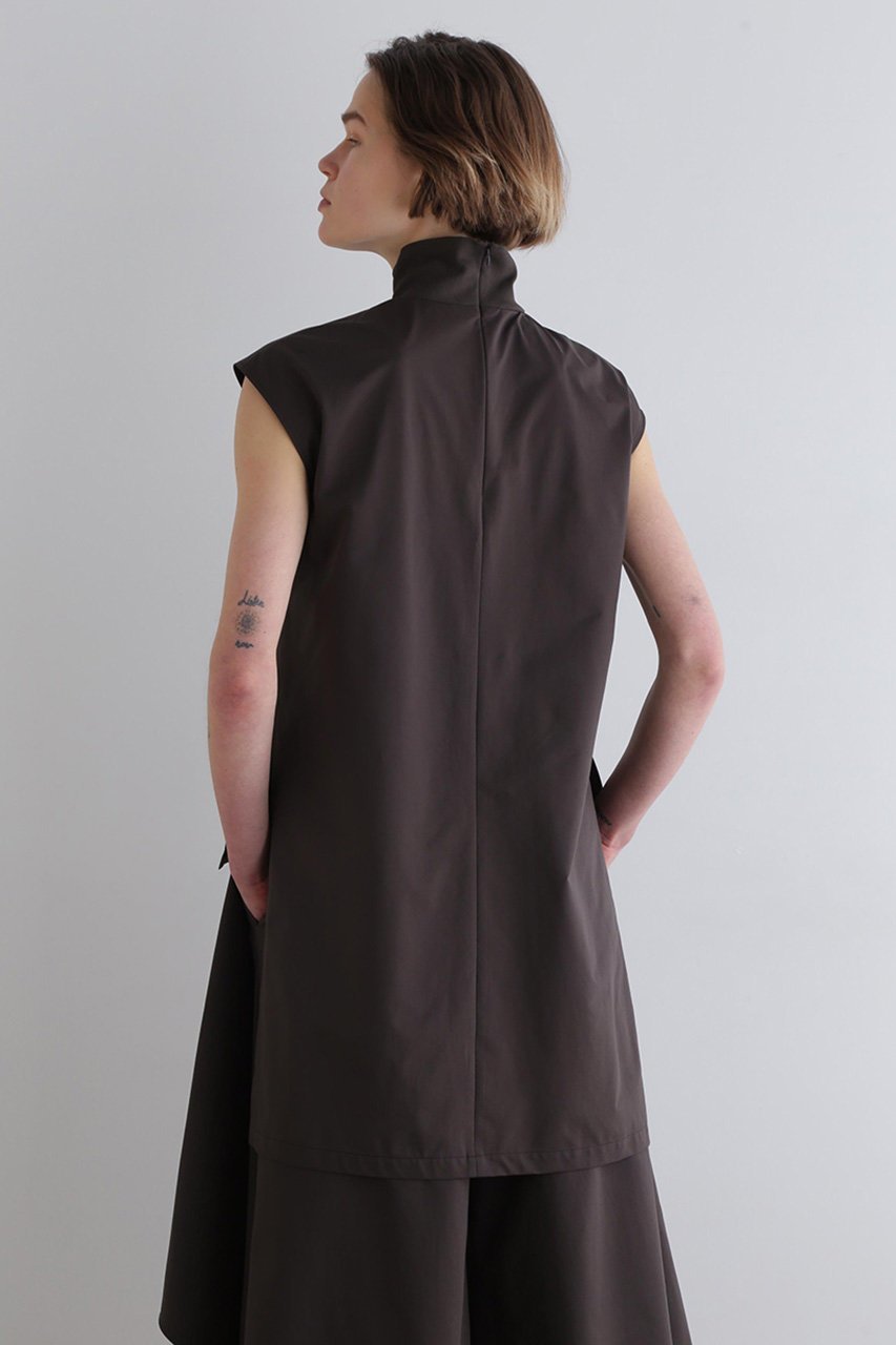 【ル フィル/LE PHIL】のテックスブリッドハイゲージブラウス 人気、トレンドファッション・服の通販 founy(ファニー) 　ファッション　Fashion　レディースファッション　Fashion for Women　トップス・カットソー　Cut & Sew Tops　キャミソール&ノースリーブ　Camisoles & Sleeveless Tops　シャツ・ブラウス・オフィスカジュアル　Elegant Blouses & Button-Ups　おすすめ　Recommended / Our Picks　カッティング　Cutting Detail　シンプル　Simple, Minimal　ストレッチ　Stretch, Stretchy Fabric　ノースリーブ　Sleeveless, No-Sleeve　other-5|ID: prp329100004571669 ipo3291000000035700598