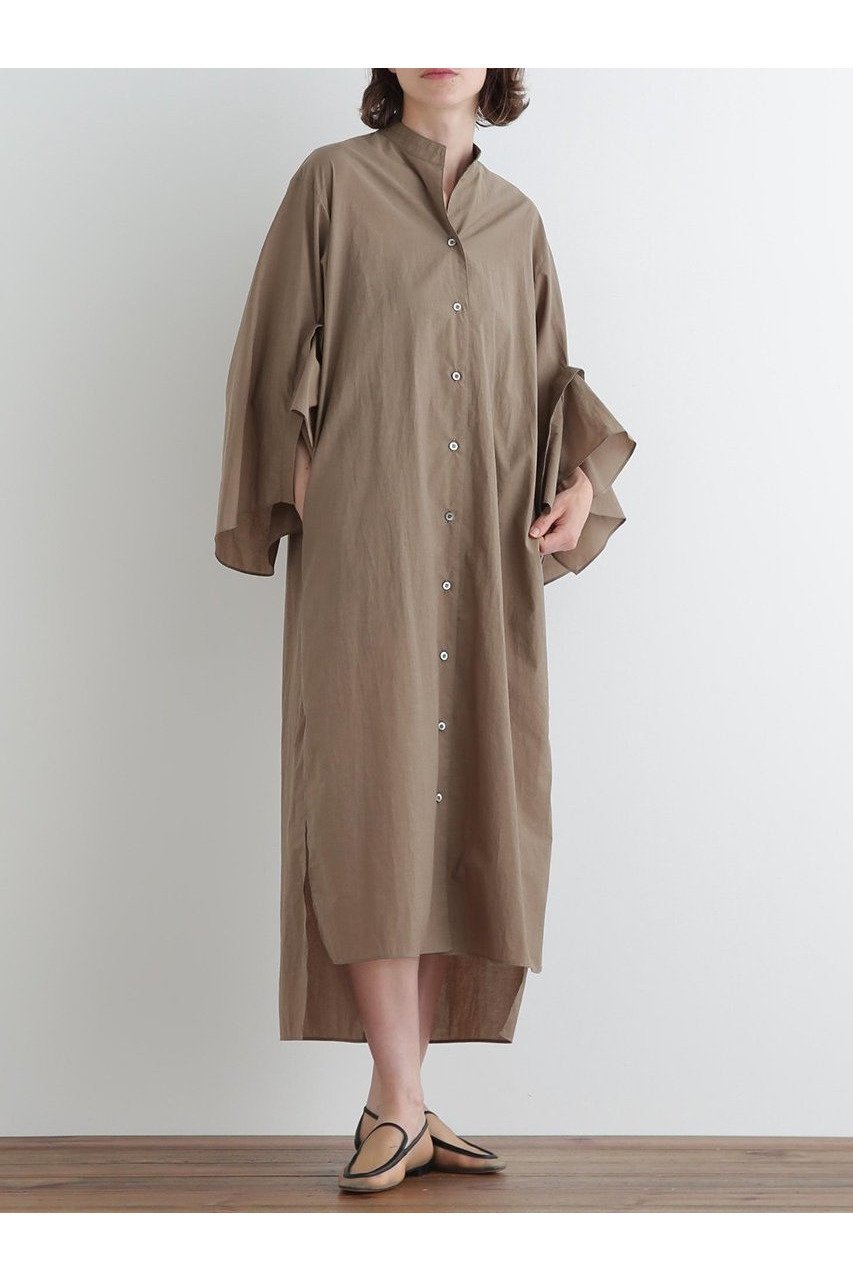 【ル フィル/LE PHIL】のラッフルスリーブワンピース 人気、トレンドファッション・服の通販 founy(ファニー) 　ファッション　Fashion　レディースファッション　WOMEN　ワンピース　Dress　チュニック　Tunic　スリーブ　Sleeve　チュニック　Tunic　ドレス　Dress　フェミニン　Feminine　リラックス　Relax　ロング　Long　ワッシャー　Washer　NEW・新作・新着・新入荷　New Arrivals　other-3|ID: prp329100004571672 ipo3291000000032348448