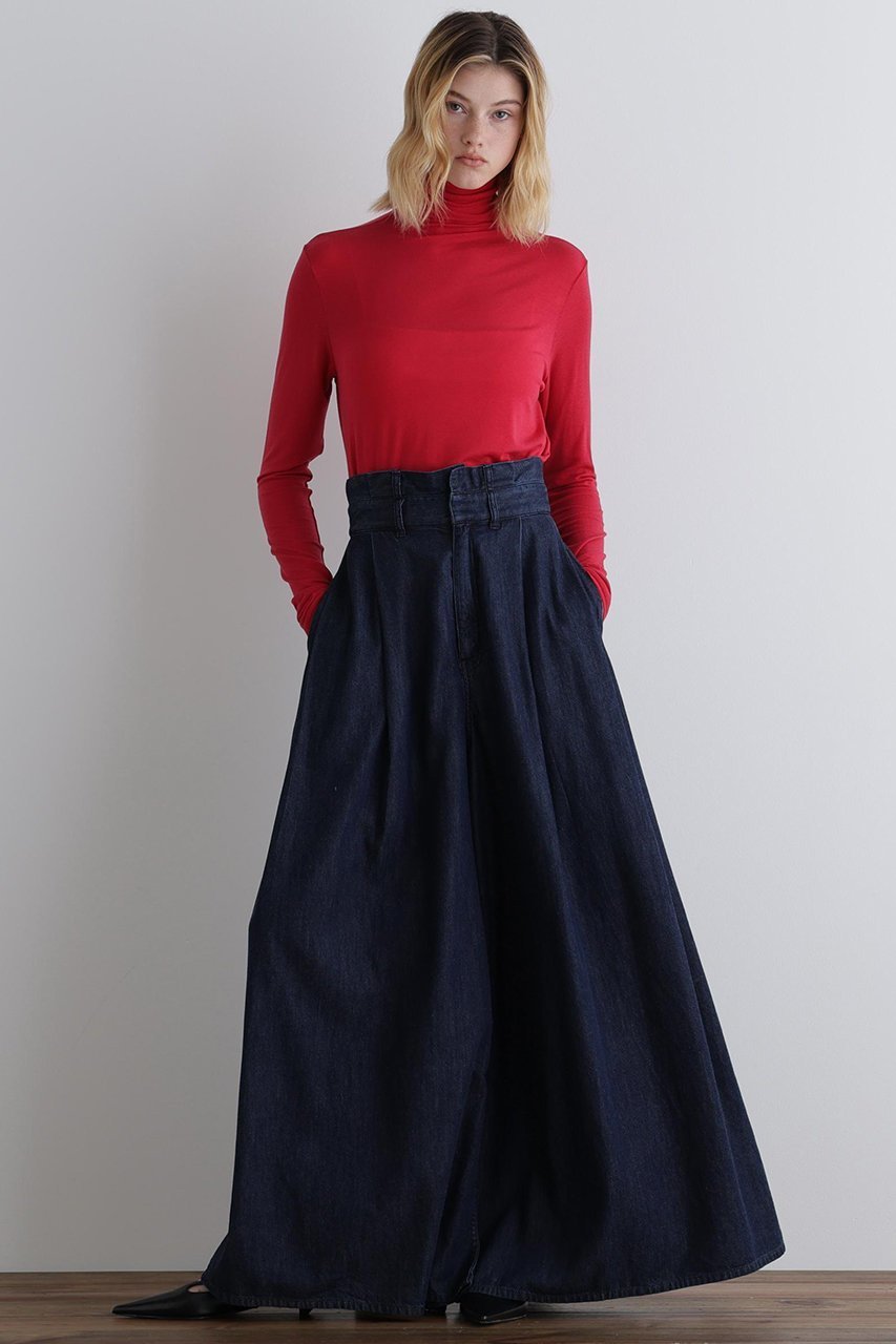 【ル フィル/LE PHIL】のライトデニムパンツ 人気、トレンドファッション・服の通販 founy(ファニー) 　ファッション　Fashion　レディースファッション　WOMEN　パンツ　Pants　デニムパンツ　Denim Pants　インディゴ　Indigo　ショート　Short　スタンダード　Standard　セットアップ　Set Up　デニム　Denim　ドレープ　Drape　フロント　Front　エレガント 上品　Elegant　夏　Summer　NEW・新作・新着・新入荷　New Arrivals　other-2|ID: prp329100004571674 ipo3291000000032348463