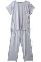 【キッドブルー/KID BLUE】のボーダープチフラワー天竺パジャマ サックス|ID: prp329100004571683 ipo3291000000032348663